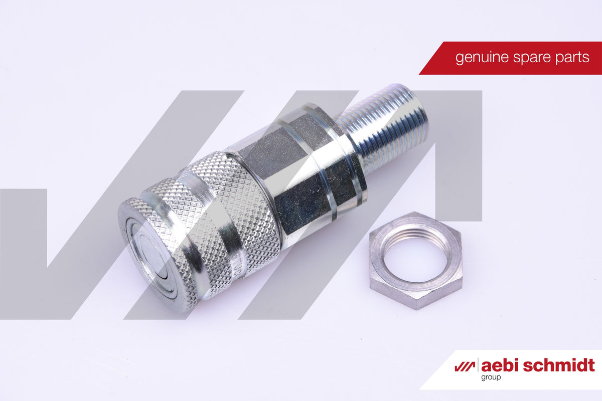 Muffe Flat-Face M18x1.5 A350 F9 SS L12SH
