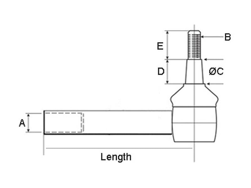 Massey Ferguson LENKGELENK RECHTS – Artikelnummer 1860412M2