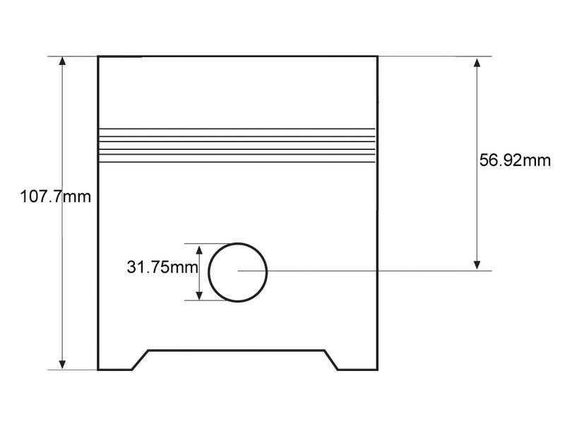 Massey Ferguson KOLBEN – Artikelnummer 734460Z91 – Ansicht 2