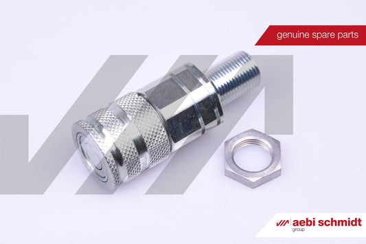 Muffe Flat-Face M18x1.5 A350 F9 SS L12SH