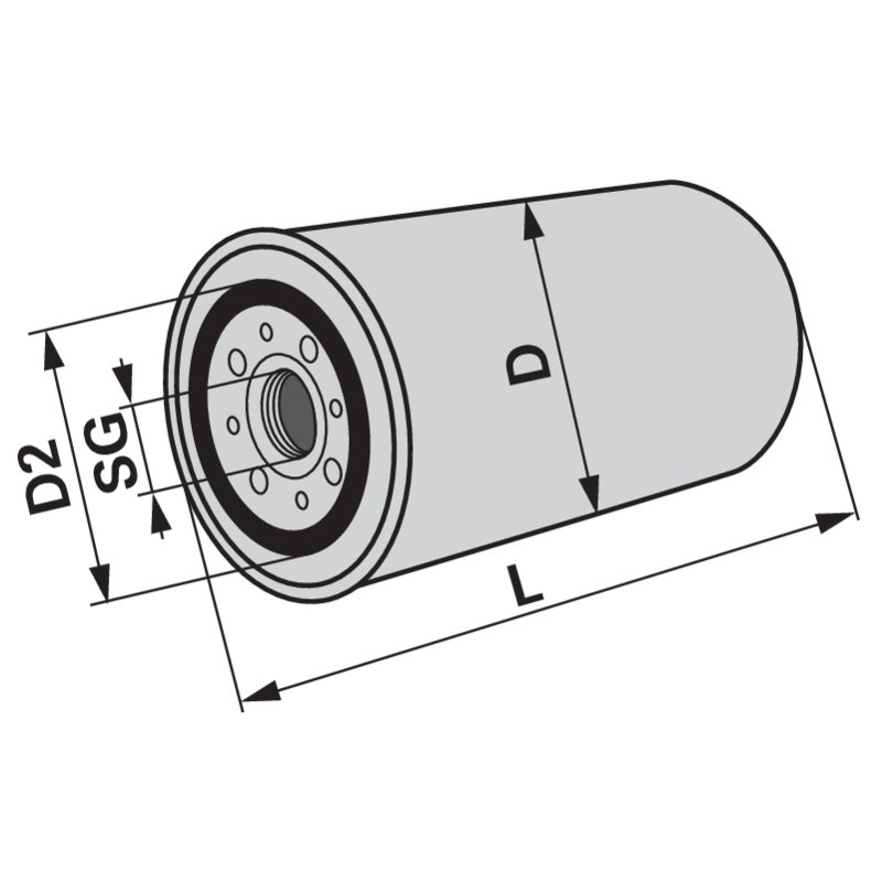 AEBI Motorölfilter 103.8574 – weitere Ansicht