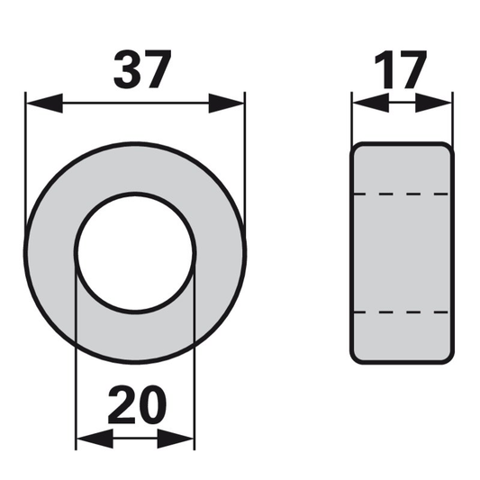 BÜCHSE ADM 37 MM ANSTELLE VON B564466670