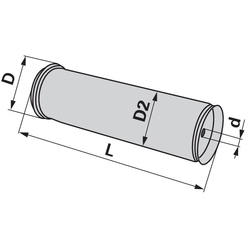 AEBI Luftfilter sekundär 1208246-2 – weitere Ansicht