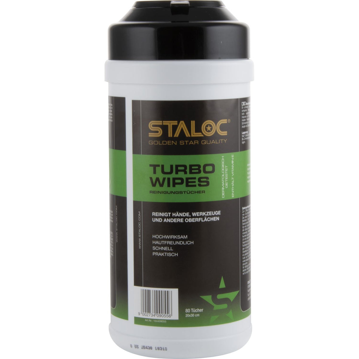 STALOC TurboWipes Reinigungstücher 80 Stück – Produktbild