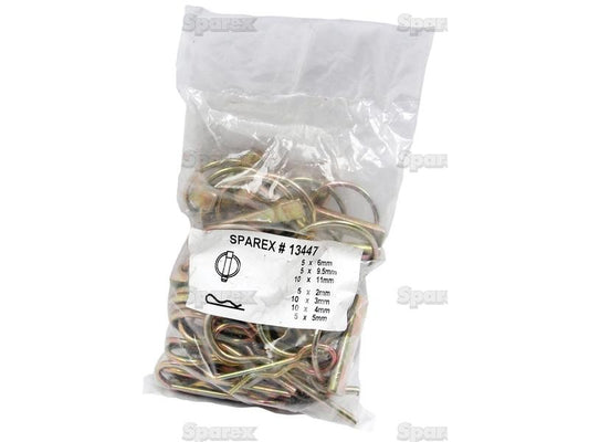 KLAPPSPLINTE-U. FEDERSTECKER SET 50TLG.